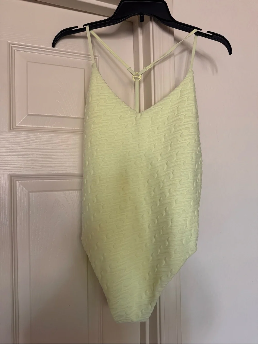 NWT Nike Women's Swoosh Link Terry Texture Y-Back One Piece Swimsuit SIZE XL